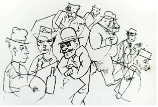 george grosz schonheitsabend in der motzstrasse