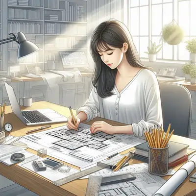 Hand Sketching and Drawing Techniques Used in ARC 511 Assignments