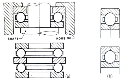 thrust ball bearings and duplex bearing